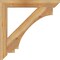 Ekena Millwork Imperial Slat Rough Sawn Bracket, Western Red Cedar, 4"W x 34"D x 34"H BKT04X34X34IMP06RWR - alternate 2
